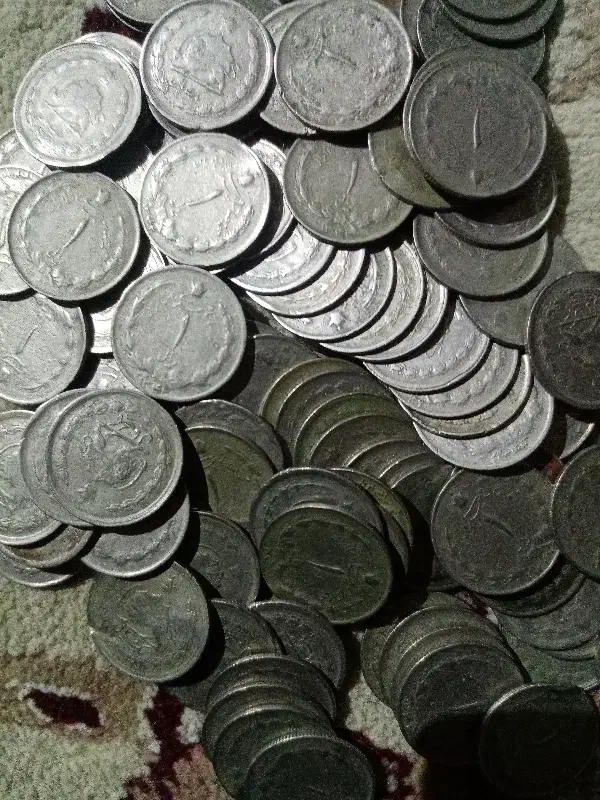 سکه یک ریال پهلوی|کلکسیون سکه، تمبر، اسکناس|پاکدشت, پاکدشت (مامازند)|دیوار