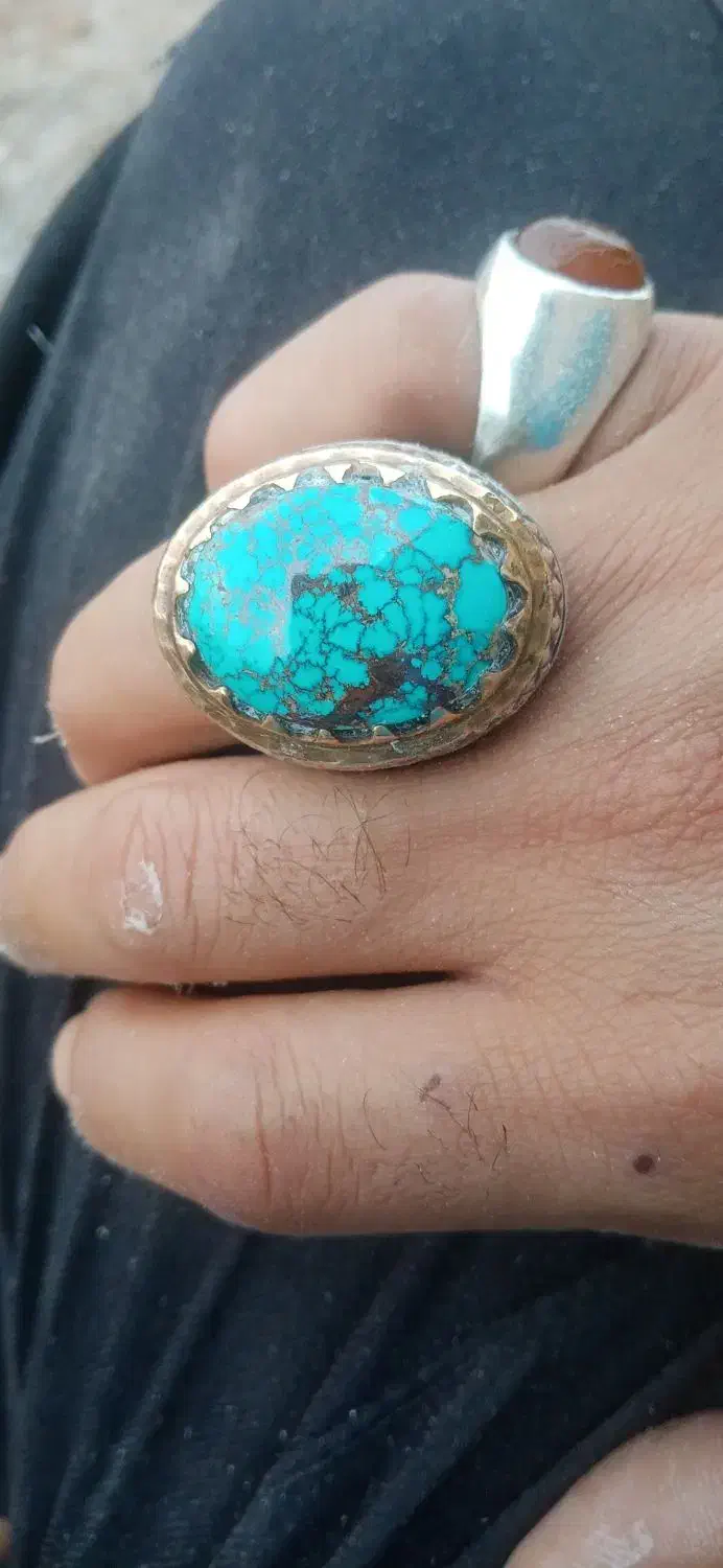 انگشتر فیروزه نیشابور|جواهرات|اهواز, زرگان|دیوار