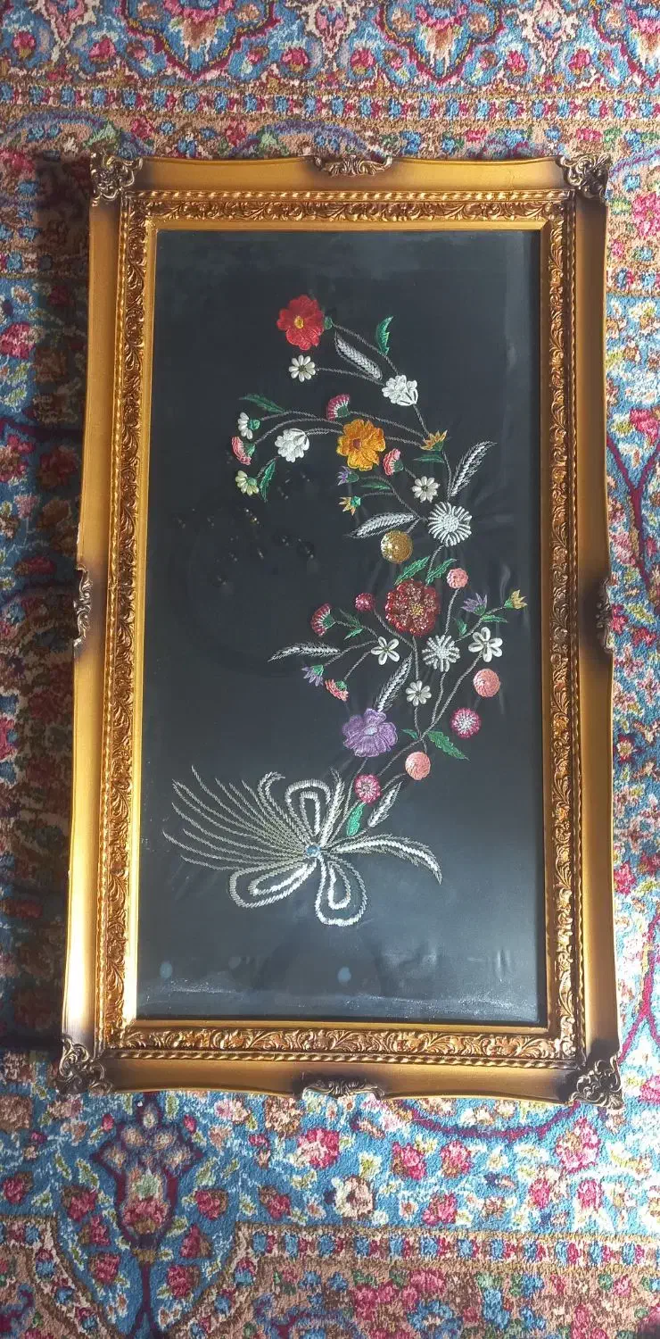 تابلو گلدوزی|تابلو، نقاشی، عکس|کرمان, |دیوار