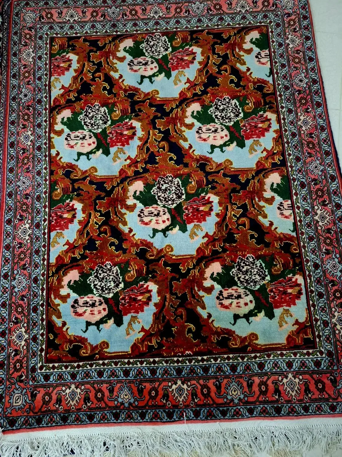 فرش دستباف قالیچه و ذرع چارک سالم ۳تخته|فرش|تهران, مرزداران|دیوار