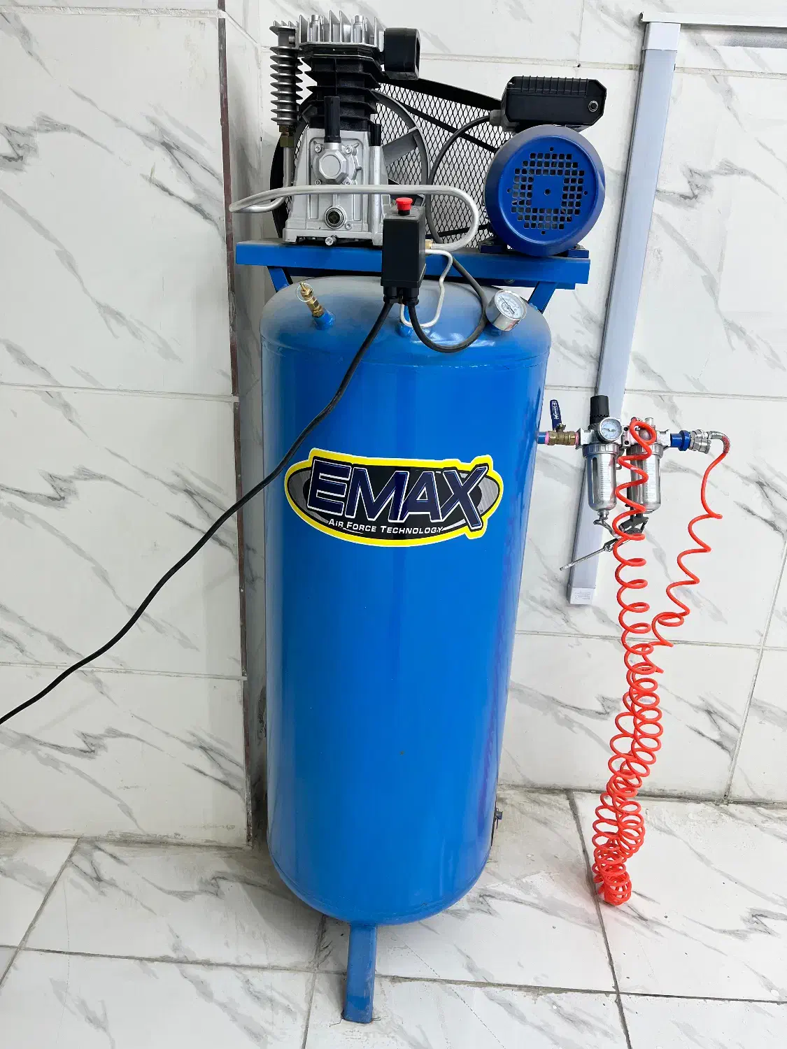 پمپ باد 250لیتری ایستاده|ابزارآلات|محمدیه-قزوین, |دیوار