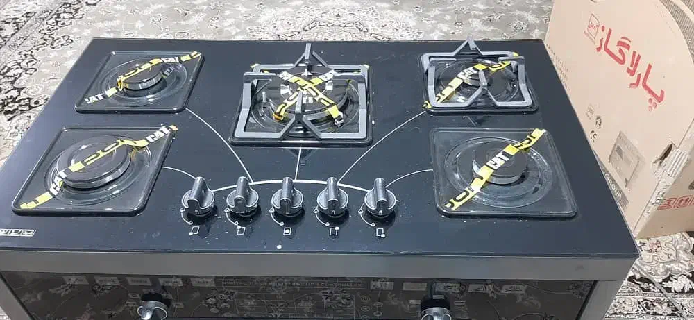 اجاق گاز طرح فر ۵ شعله نو دارای ۳عدد کشو|اجاق گاز و لوازم برقی پخت‌وپز|فردیس, شهرک ارم|دیوار