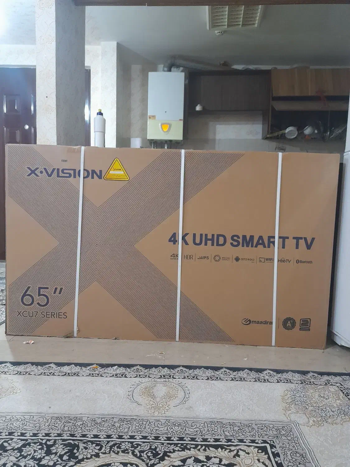 تلویزیون ایکس ویژن۶۵ اینج مدل سری ۷|تلویزیون و پروژکتور|گلبهار, شهر جدید گلبهار|دیوار
