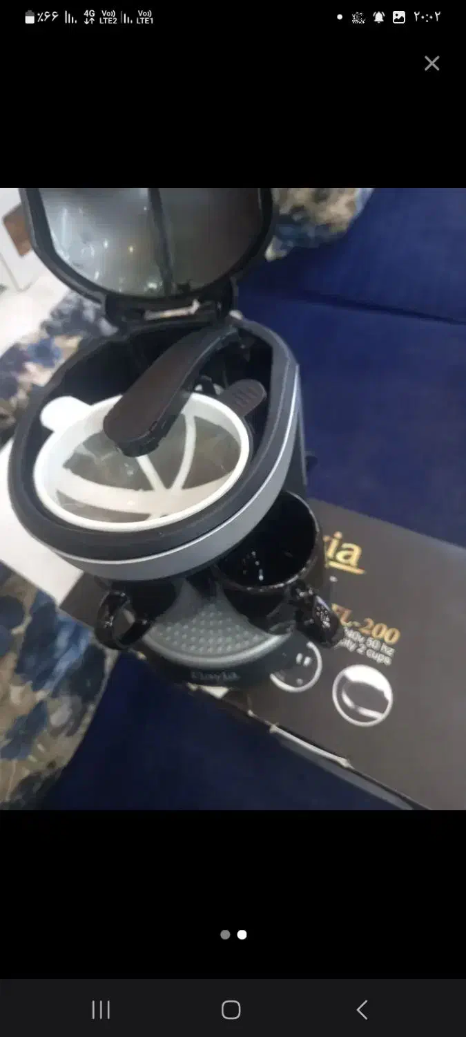 قهوه ساز دو فنجان نونو|سماور، چایساز، قهوهساز|قم, علی آباد سعدگان|دیوار