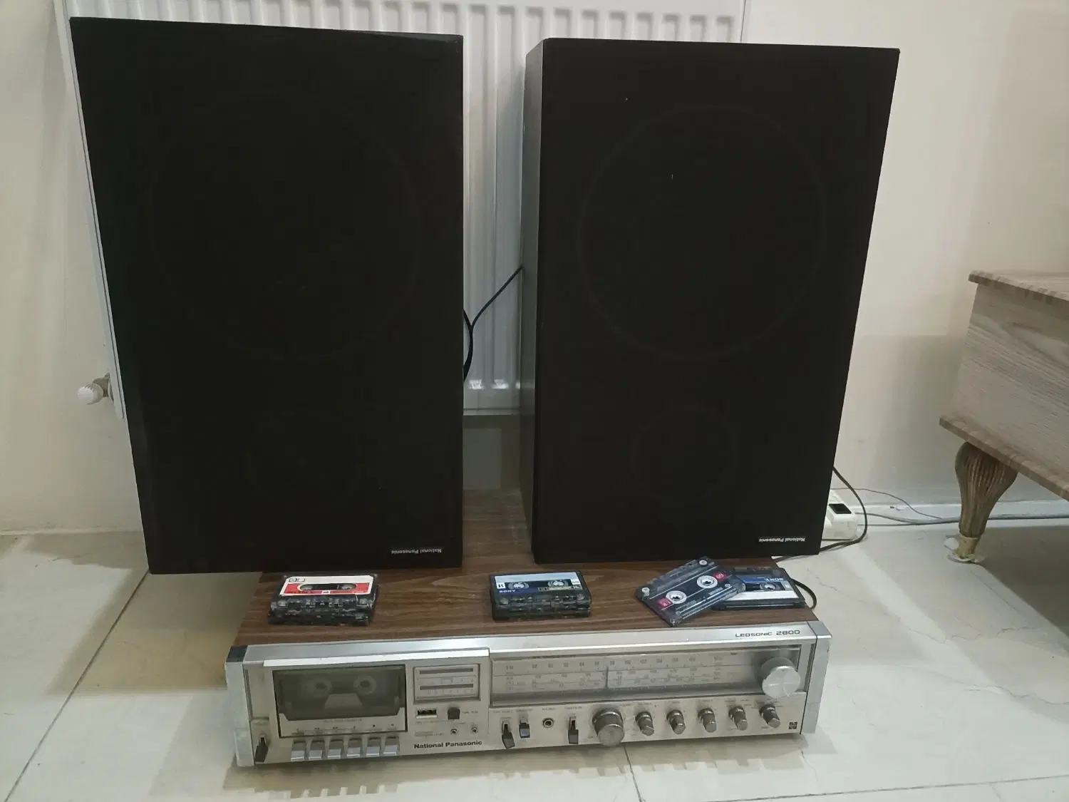 ضبط (leosonic۲۸۰۰) natinal panasonic|سیستم صوتی خانگی|تهران, وردآورد|دیوار