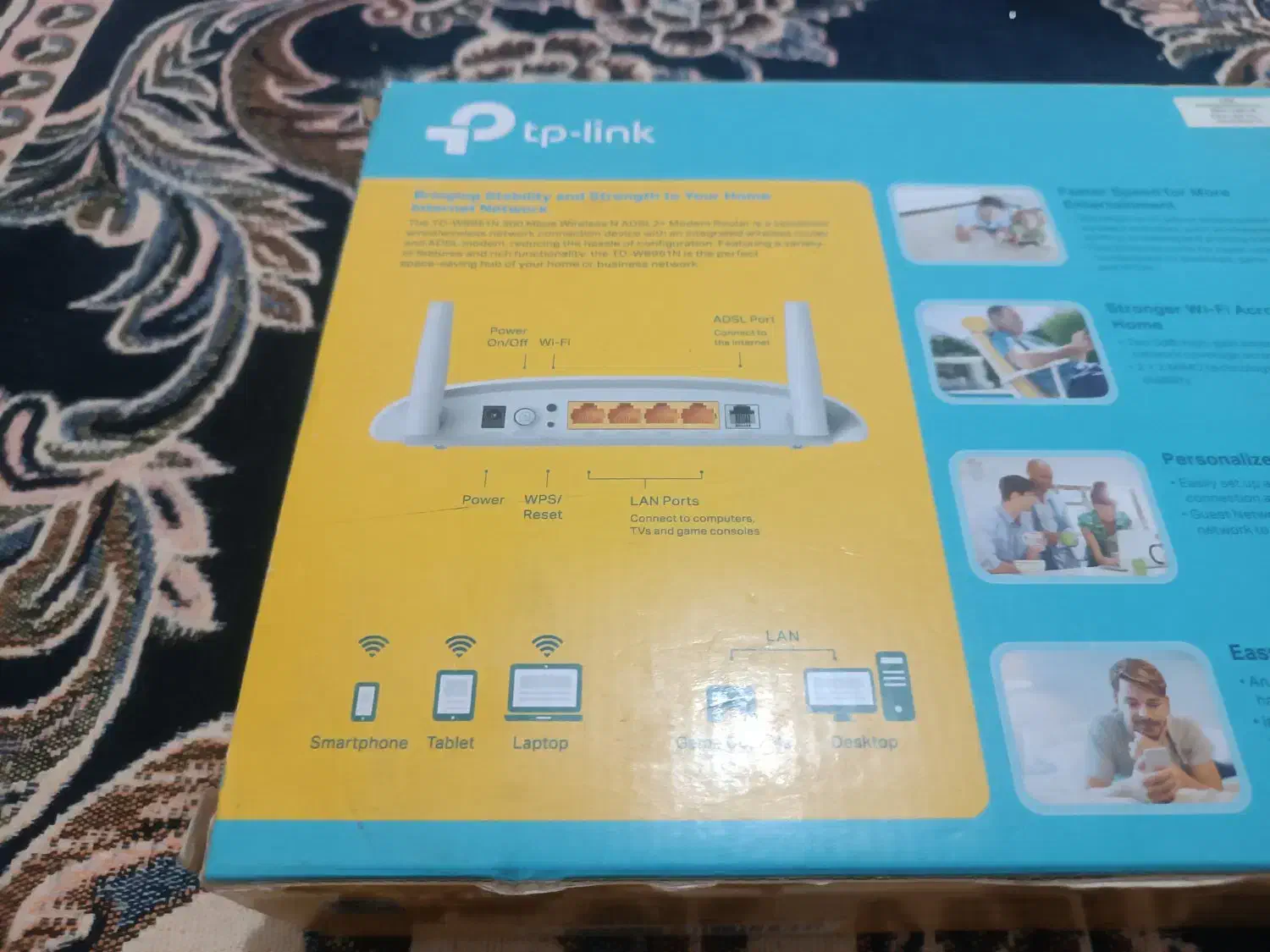 مودم نو 25روز استفاده|مودم و تجهیزات شبکه|بندرعباس, |دیوار