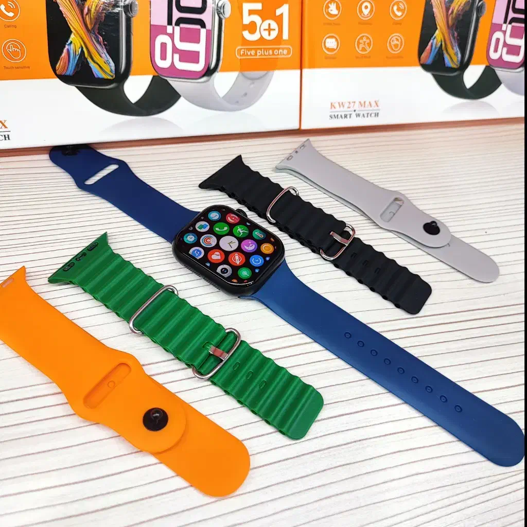 اپل واچ سری 10 مدل KW Max فول آپشن با 5 بند اضافه|ساعت|کرج, باغستان|دیوار