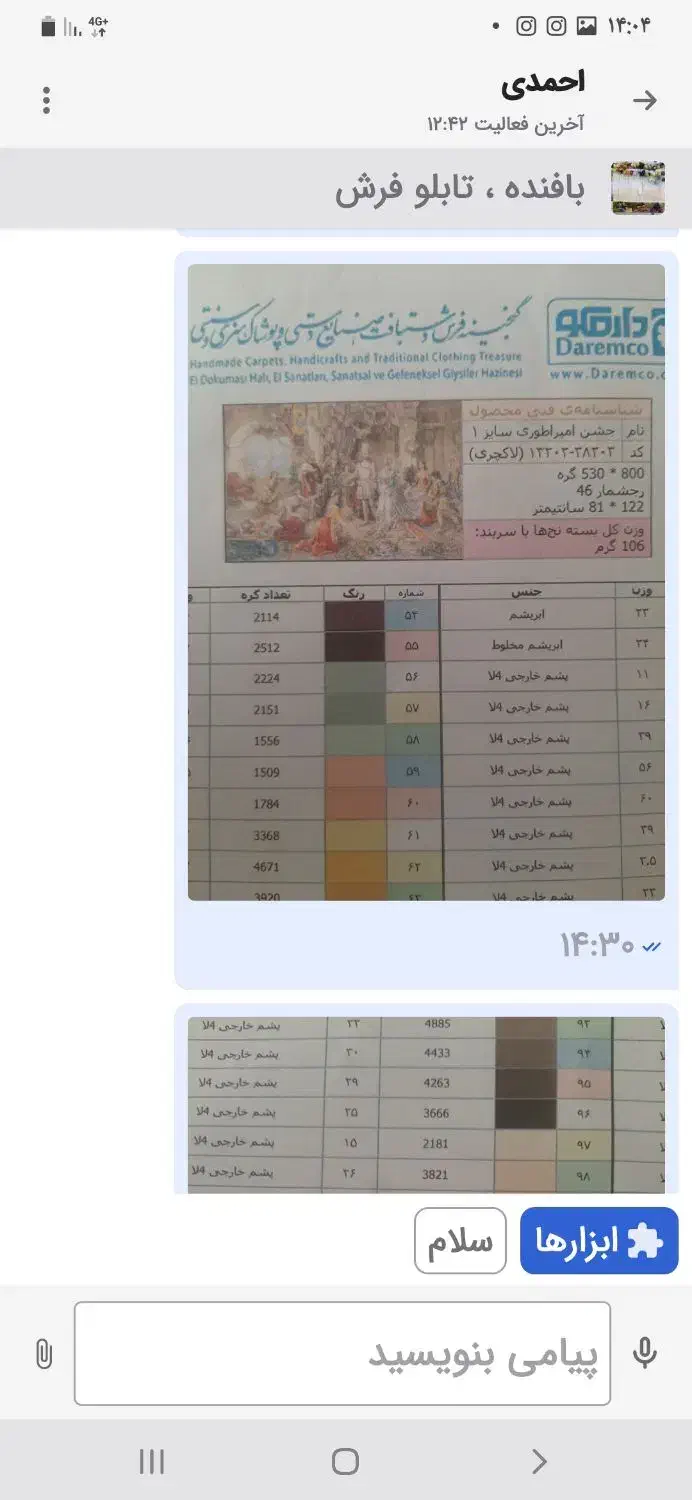 تابلو فرش نیمه کاره|تابلو فرش|قرچک, شهرک طلائیه|دیوار