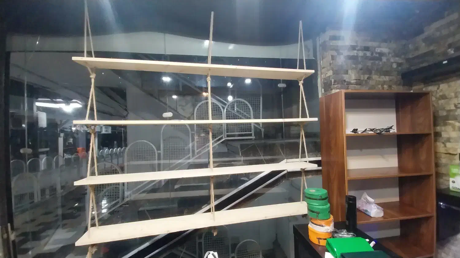 شلف چوبی|کتابخانه، شلف، قفسههای دیواری|فریدونکنار, |دیوار