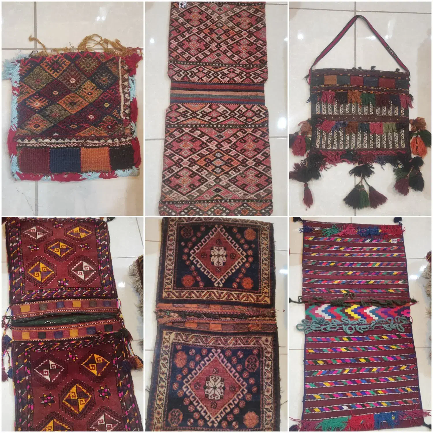 خورجین دستباف|فرش|کرمانشاه, |دیوار