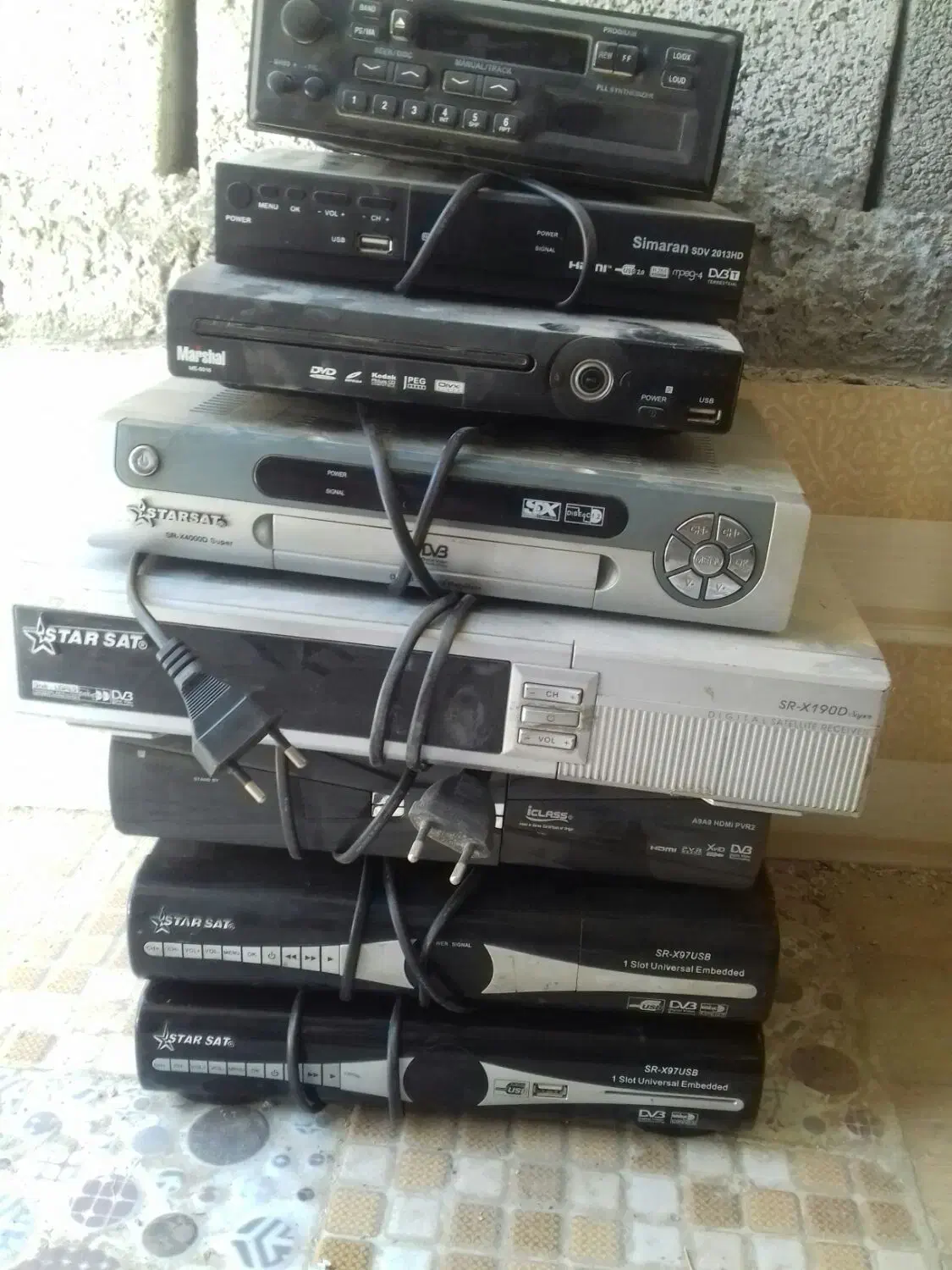 7عدستگاه گیرنده دیجیتال خراب وسالم|صوتی و تصویری|رزن, |دیوار