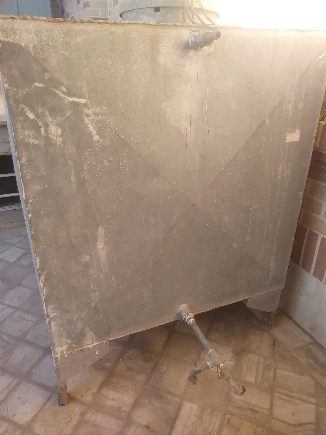 تانکر آب 1500لیتری ورق گالوانیزه|مصالح و تجهیزات ساختمان|دامغان, |دیوار