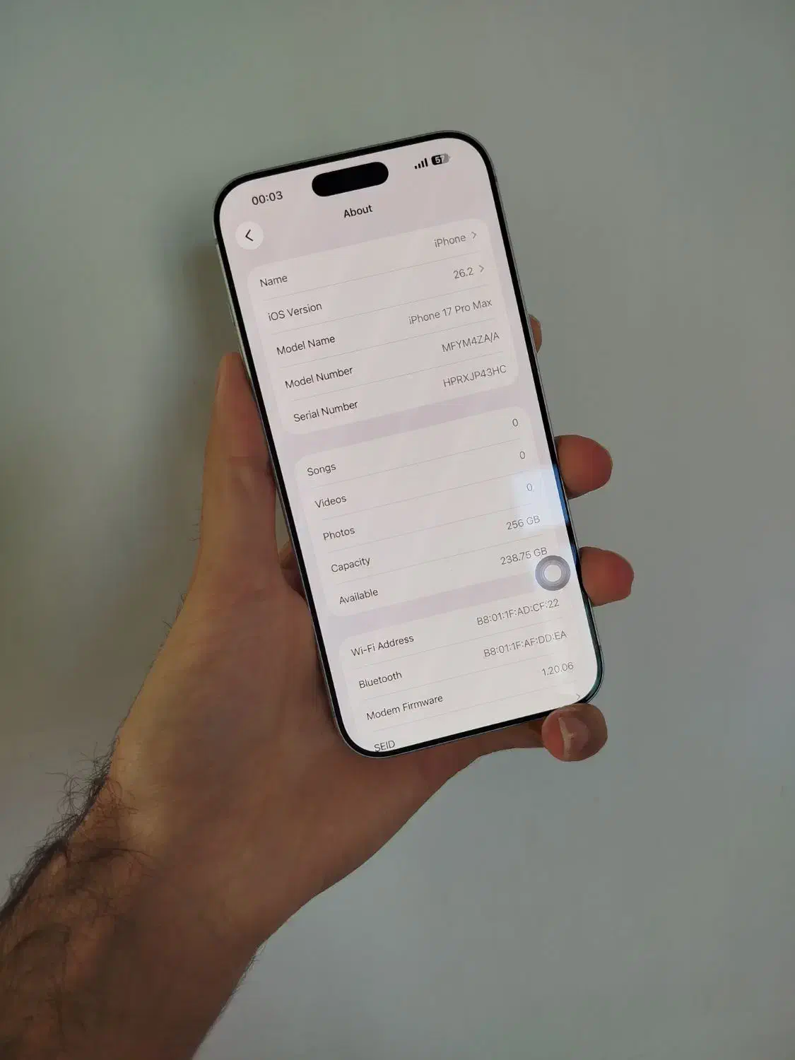 (پاوه)iPhone 17 Pro Max 256|موبایل|کرمانشاه, |دیوار