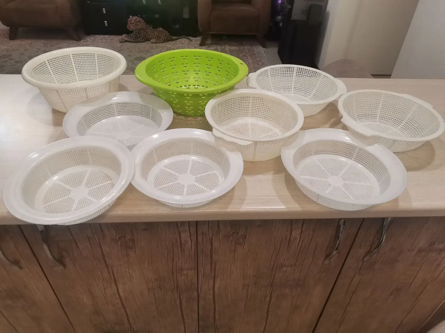 تعدادی سبد و لگن درحدنو، بسیار تمیز وبدون شکستگی|ظروف نگهدارنده، پلاستیکی، یکبارمصرف|رودهن, |دیوار