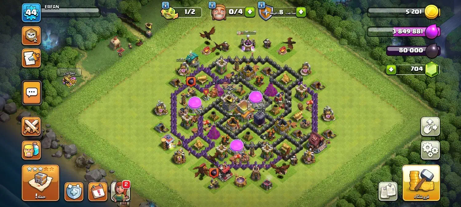 3 عدد اکانت کلش|کنسول، بازی ویدئویی و آنلاین|مرند, |دیوار