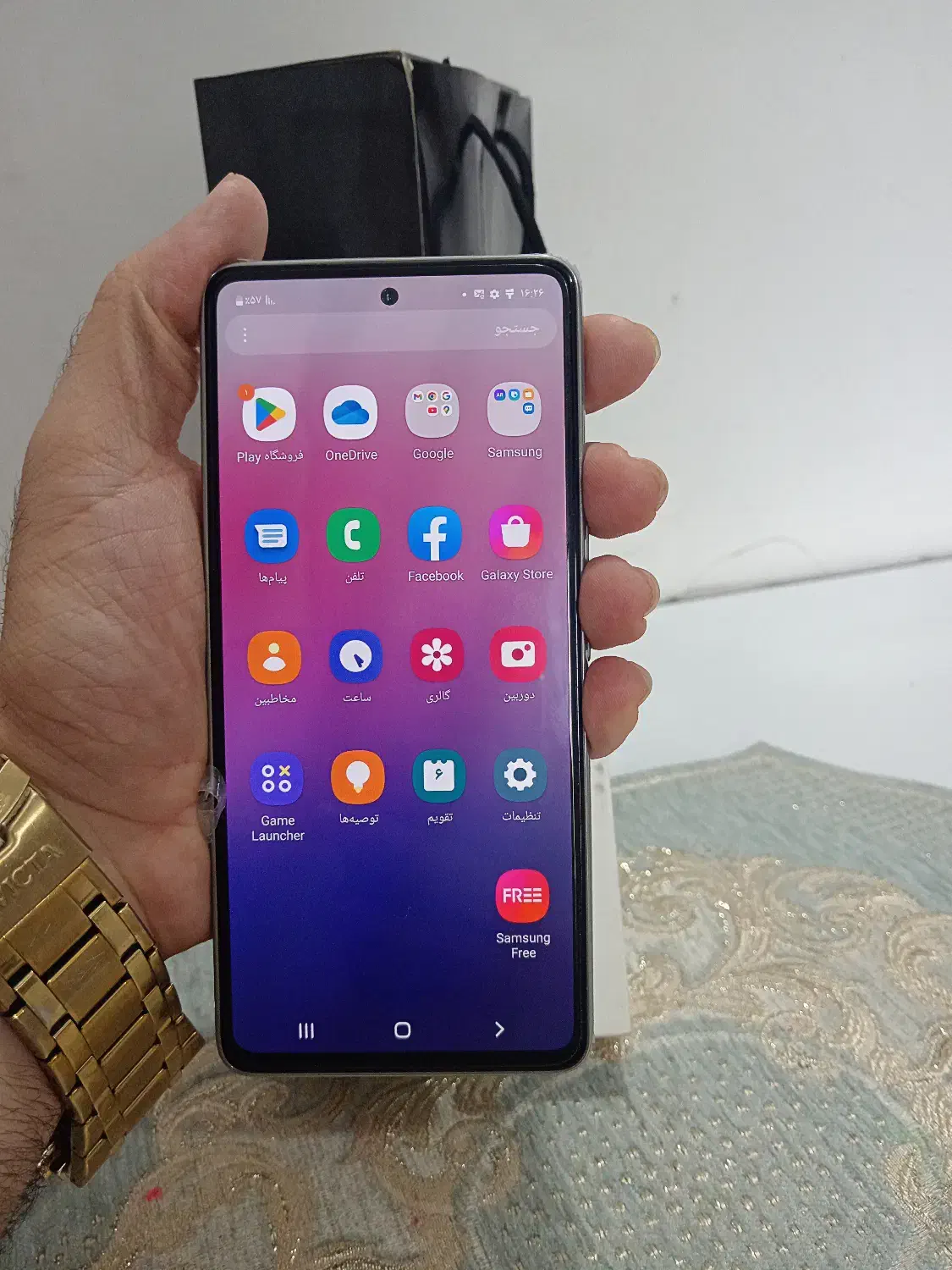 A53 (256 گیگ) لازرورقی کاملا مشابه نو|موبایل|رشت, یخسازی|دیوار