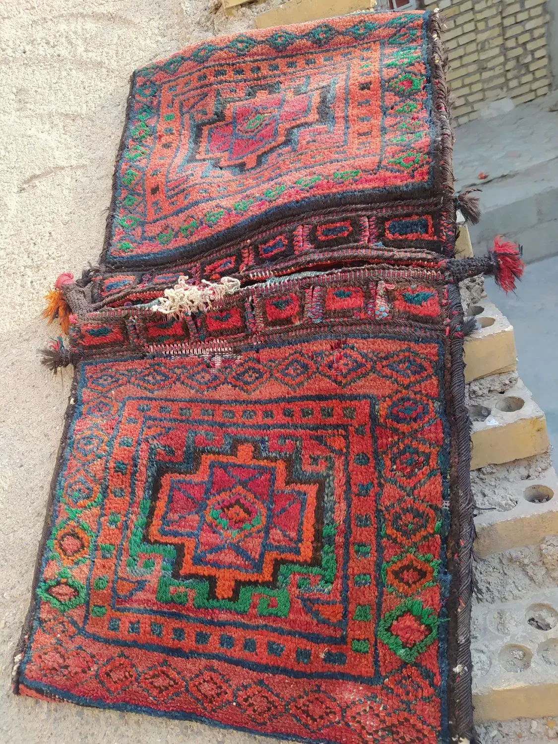 خورجین در حد نو|گلیم، جاجیم، گبه|شوشتر, |دیوار