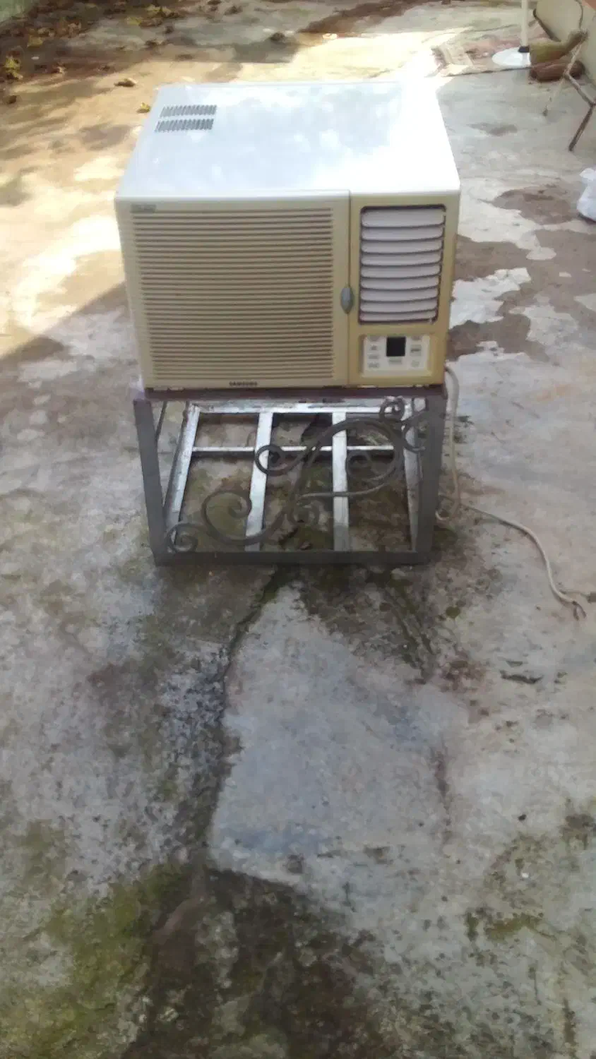 کولر پنجره ای سامسونگ اوریجینال کنترل داردر حد نو|کولر گازی و فنکوئل|رودبنه, |دیوار