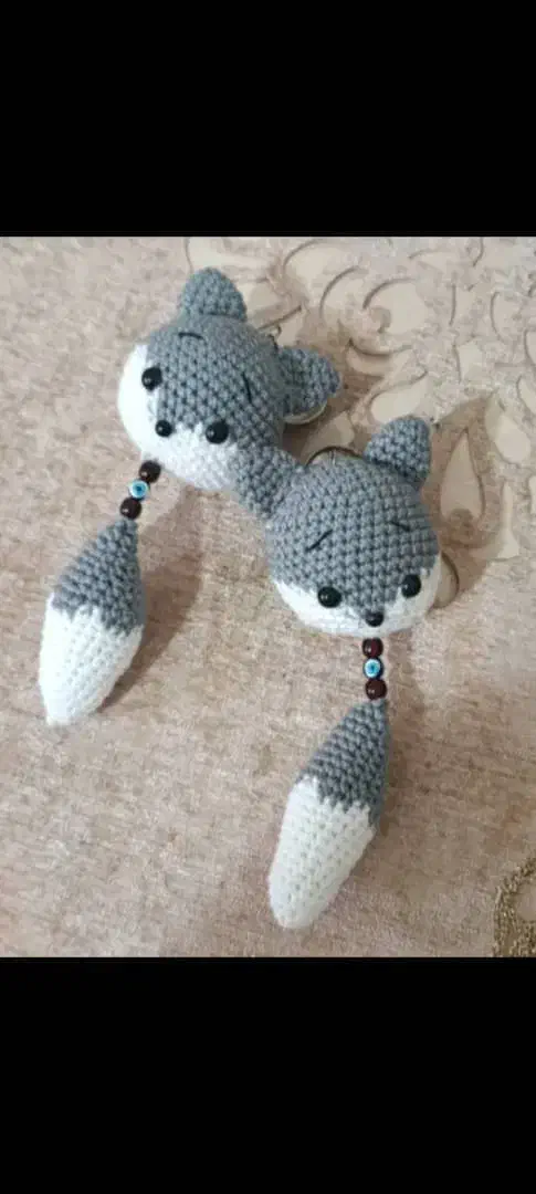 عروسک آویز کیف بافتنی|صنایع دستی و سایر لوازم تزئینی|بروجن, |دیوار