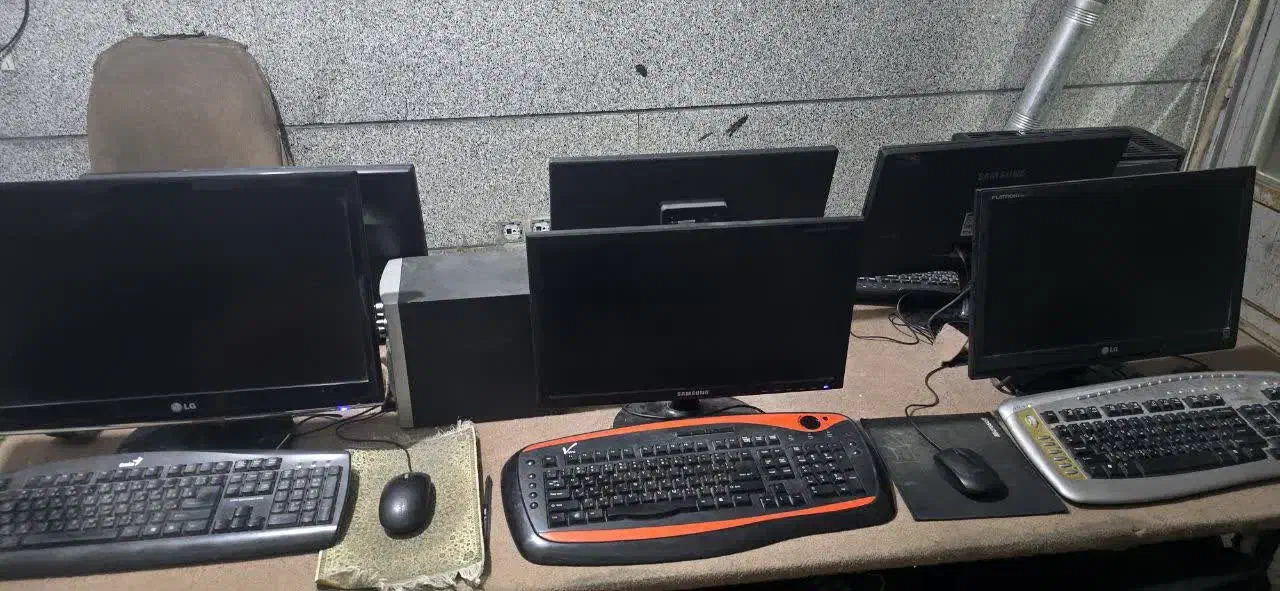 فروش ۶ عدد کامپیوتر برا گیم نت|رایانه رومیزی|بهار, |دیوار