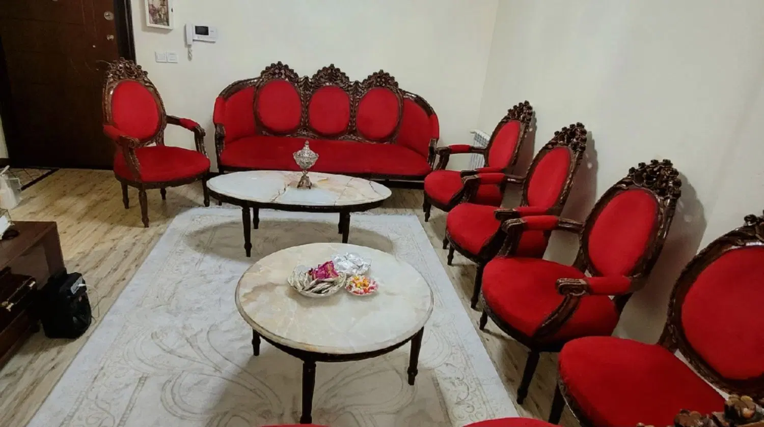 مبلمان ۹ نفره و ناهار خوری ۸ نفره|مبلمان خانگی و میز عسلی|تهران, کوی بیمه|دیوار