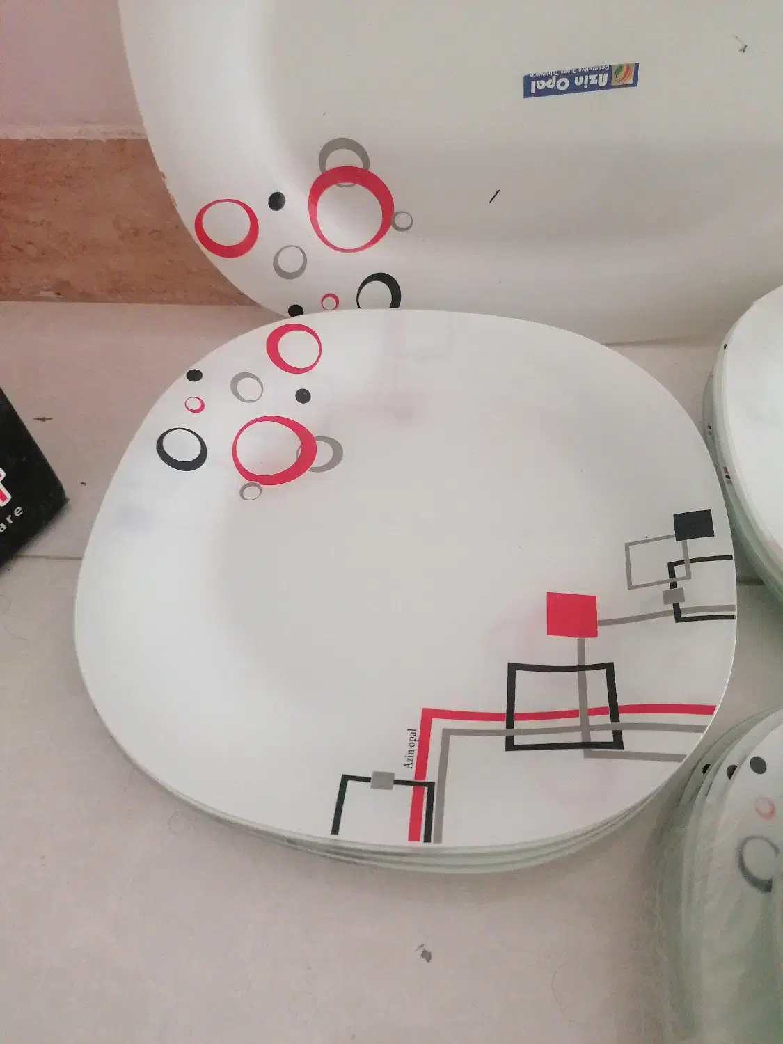 سرویس چینی 25 پارچه آذین اوپال|ظروف سرو و پذیرایی|کازرون, |دیوار