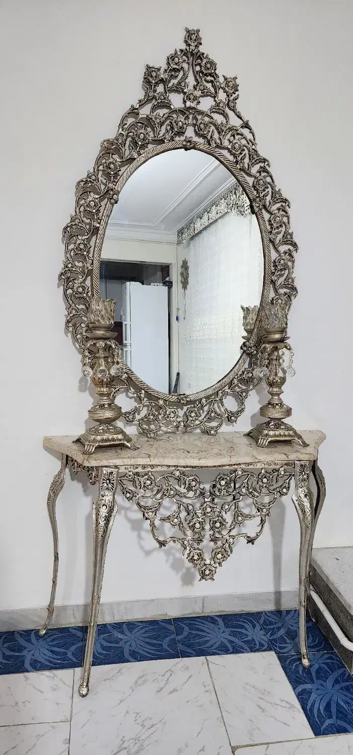 آینه شمعدان|بوفه، ویترین، کنسول|کرج, رجبآباد|دیوار