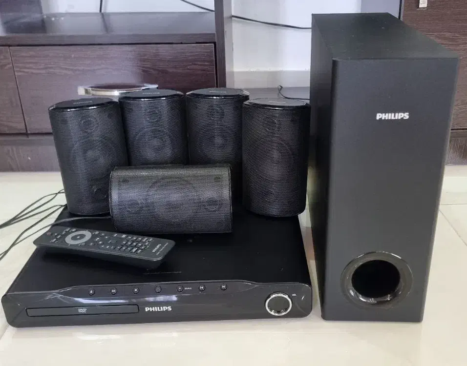 سینما خانگی فیلیپس|سیستم صوتی خانگی|رشت, نخودچر|دیوار