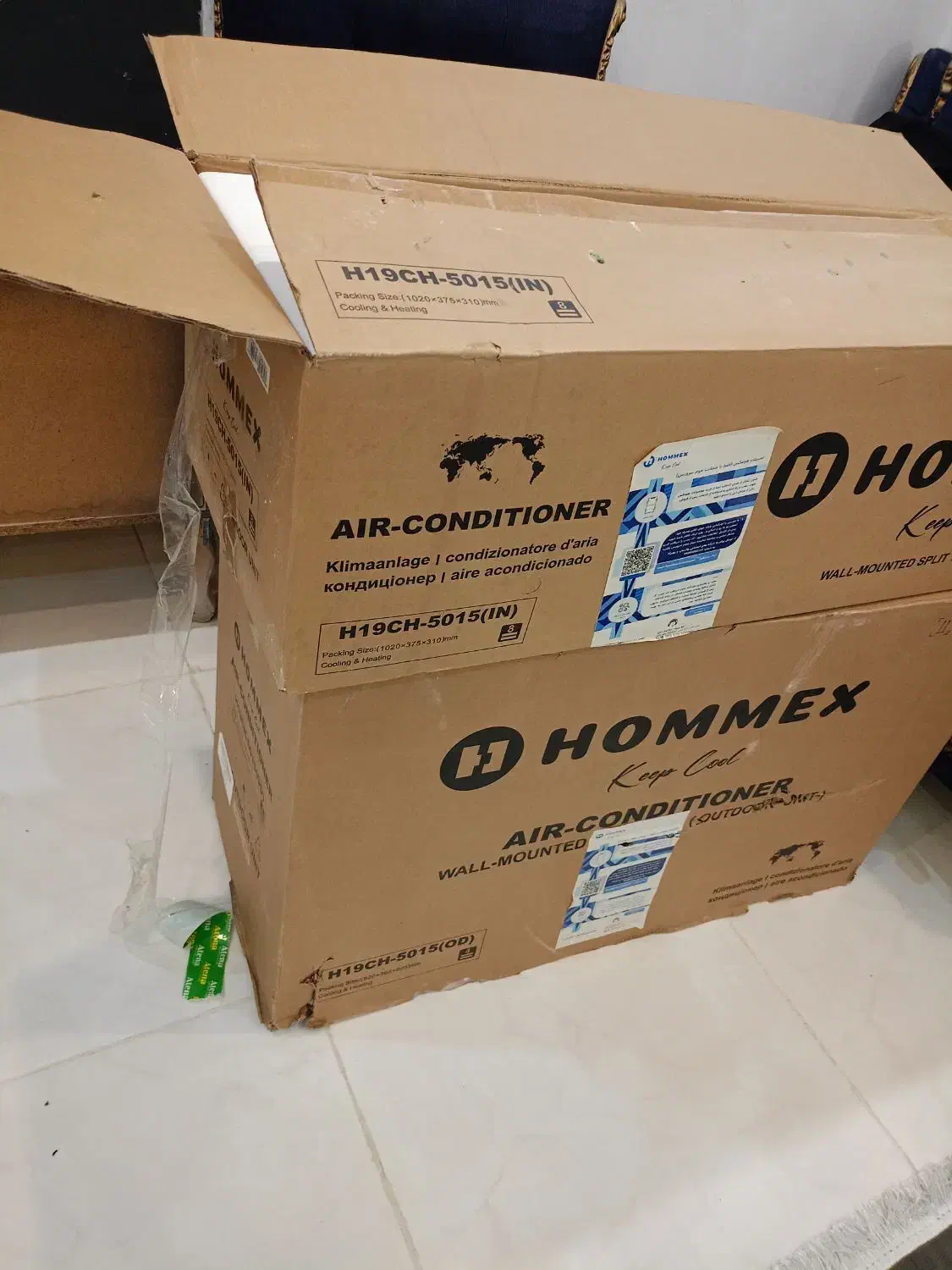 اسپیلت 19 هزار  دو زمانه|کولر گازی و فن‌کوئل|مشهد, دوست آباد|دیوار