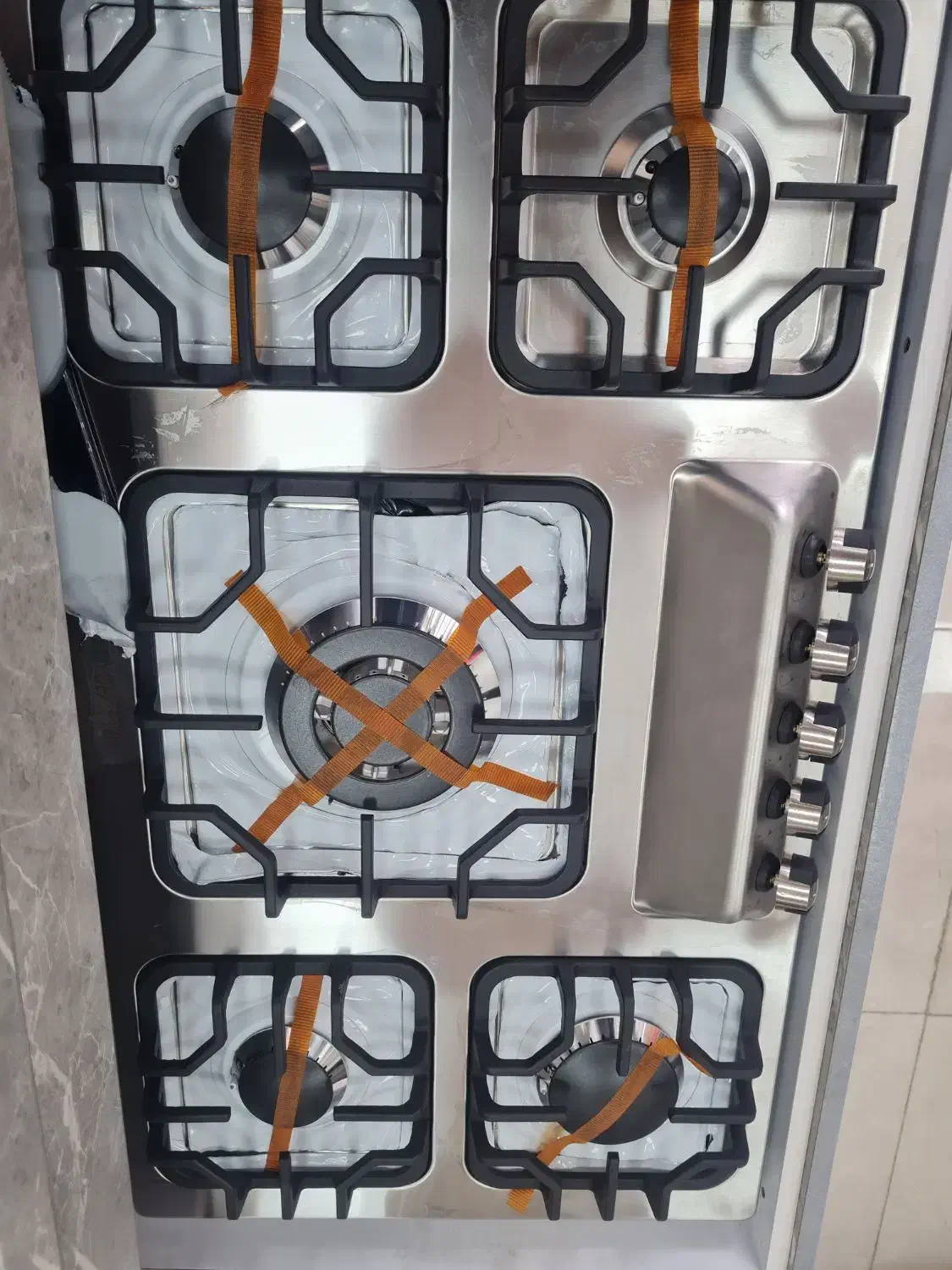 گاز استیل گاز شیشه صفحه ای و هود مخفی|اجاق گاز و لوازم برقی پختوپز|شاهینشهر, عطار|دیوار