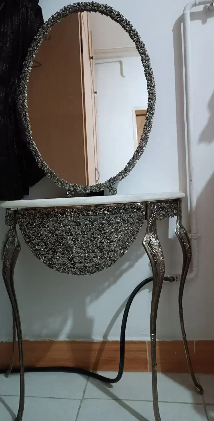 آیینه و کنسول برنز|بوفه، ویترین، کنسول|کرمانشاه, |دیوار