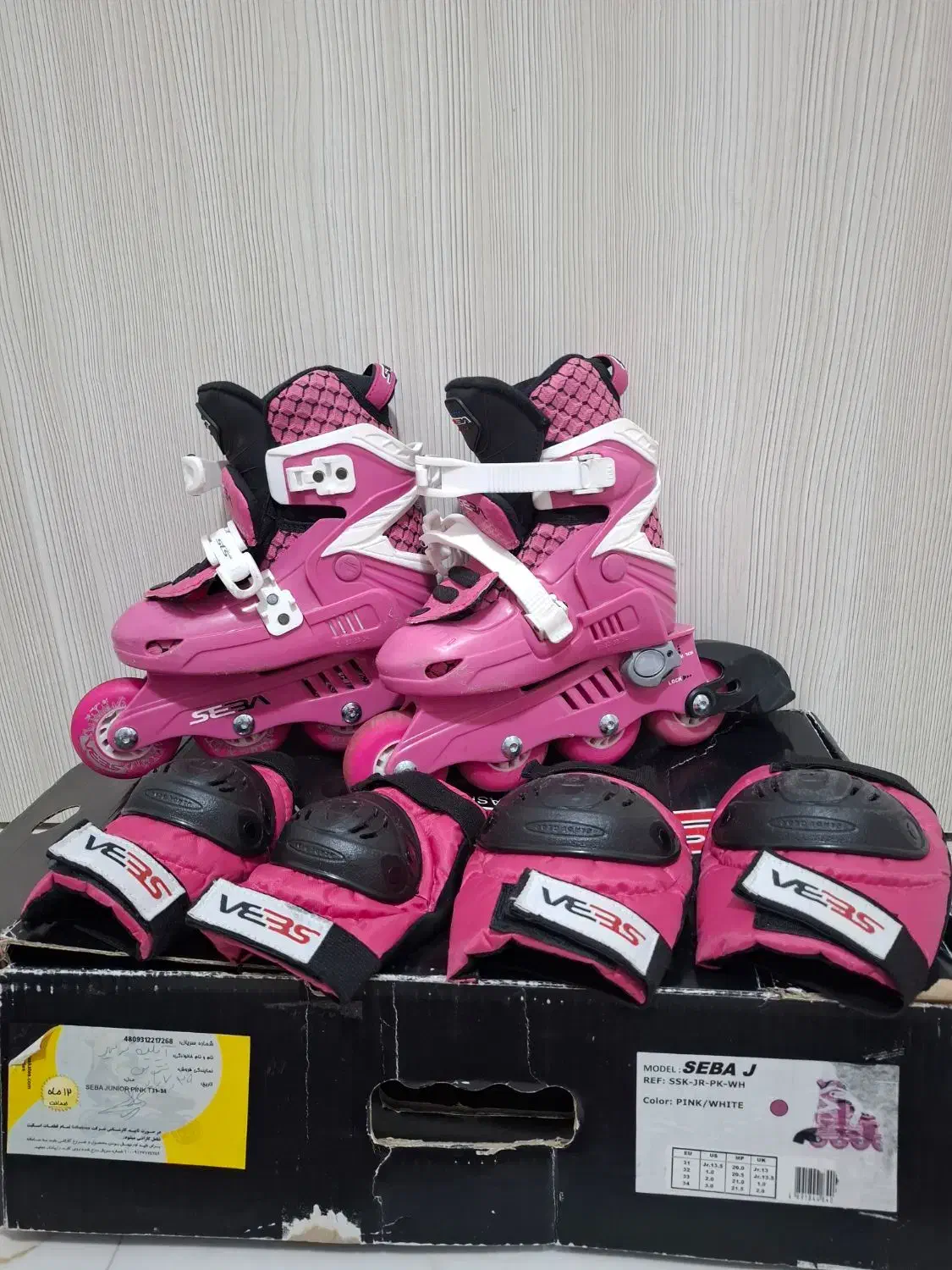 اسکیت دخترانه بسیار سالم و تمیز|دوچرخه، اسکیت، اسکوتر|شهریار, شهرک وائین|دیوار