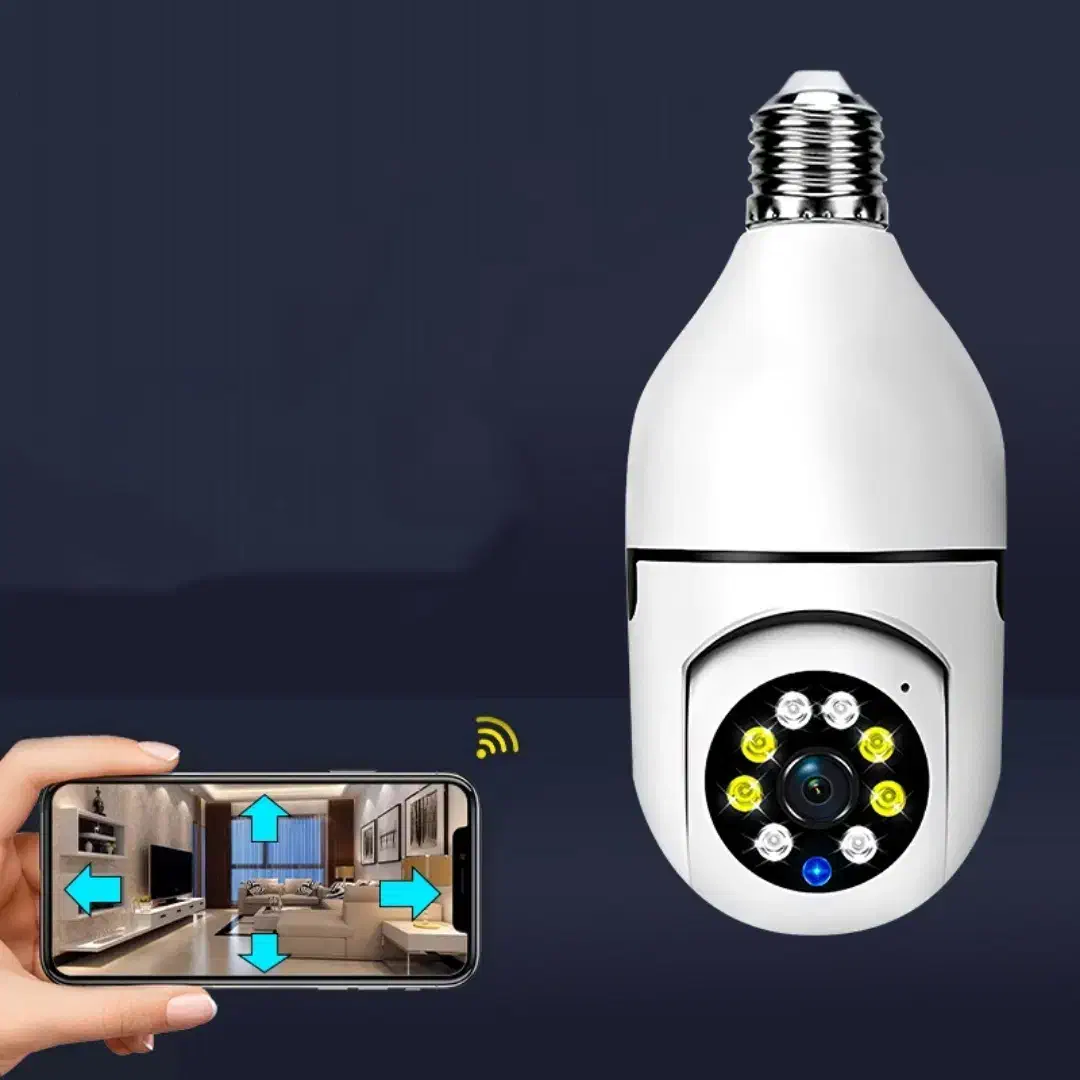 چشمی که خواب نداره/دوربین لامپی چرخشی مدل Guard|دوربین مداربسته|همدان, |دیوار