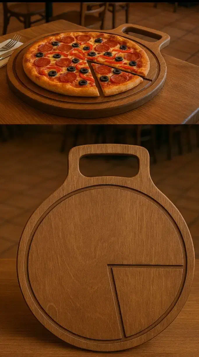 سرو پیتزا|ظروف سرو و پذیرایی|نمین, |دیوار