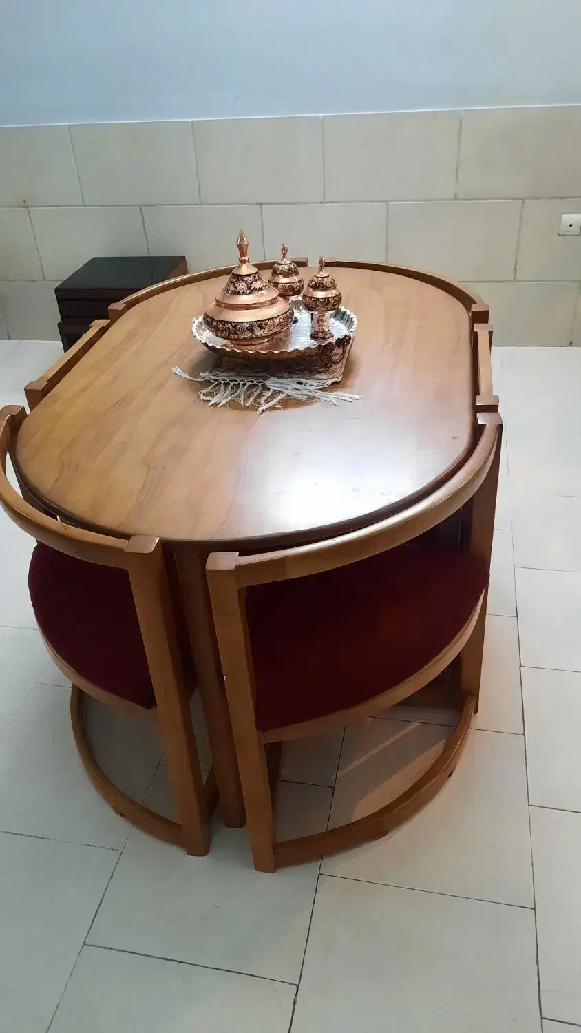 میز و صندلی ناهار خوری شش نفره کم جا|میز و صندلی غذاخوری|شیراز, شهرک مخابرات|دیوار