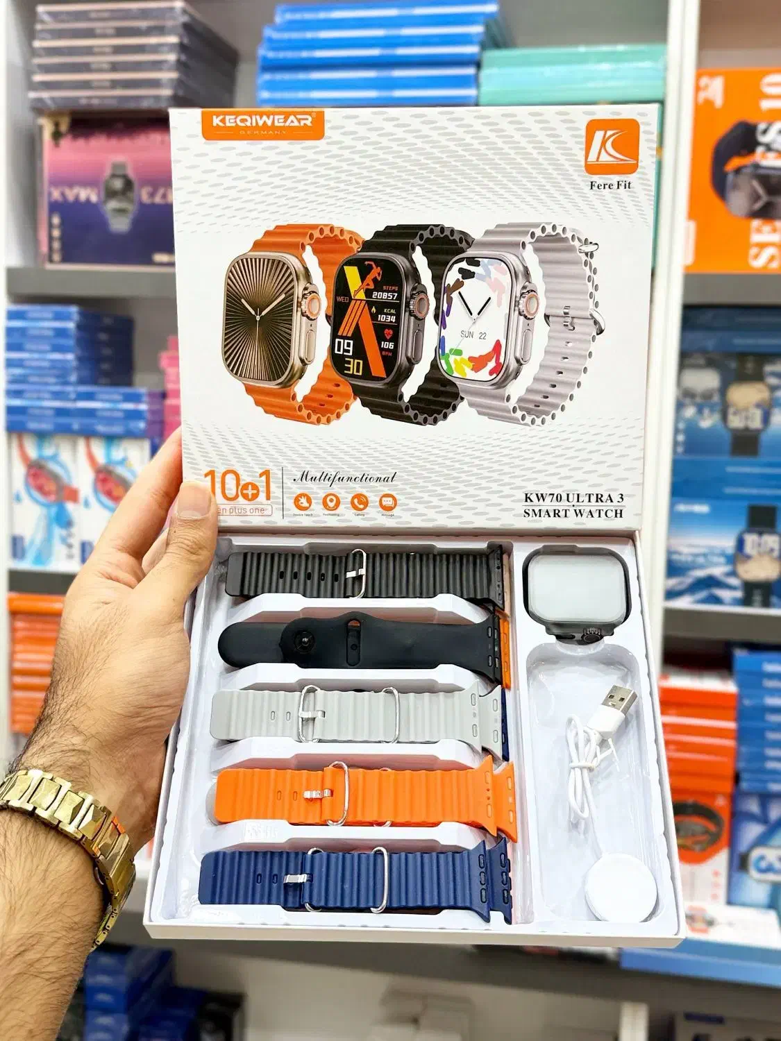 حراج ساعت هوشمند ۱۰ بند|ساعت|فولادشهر, B4|دیوار