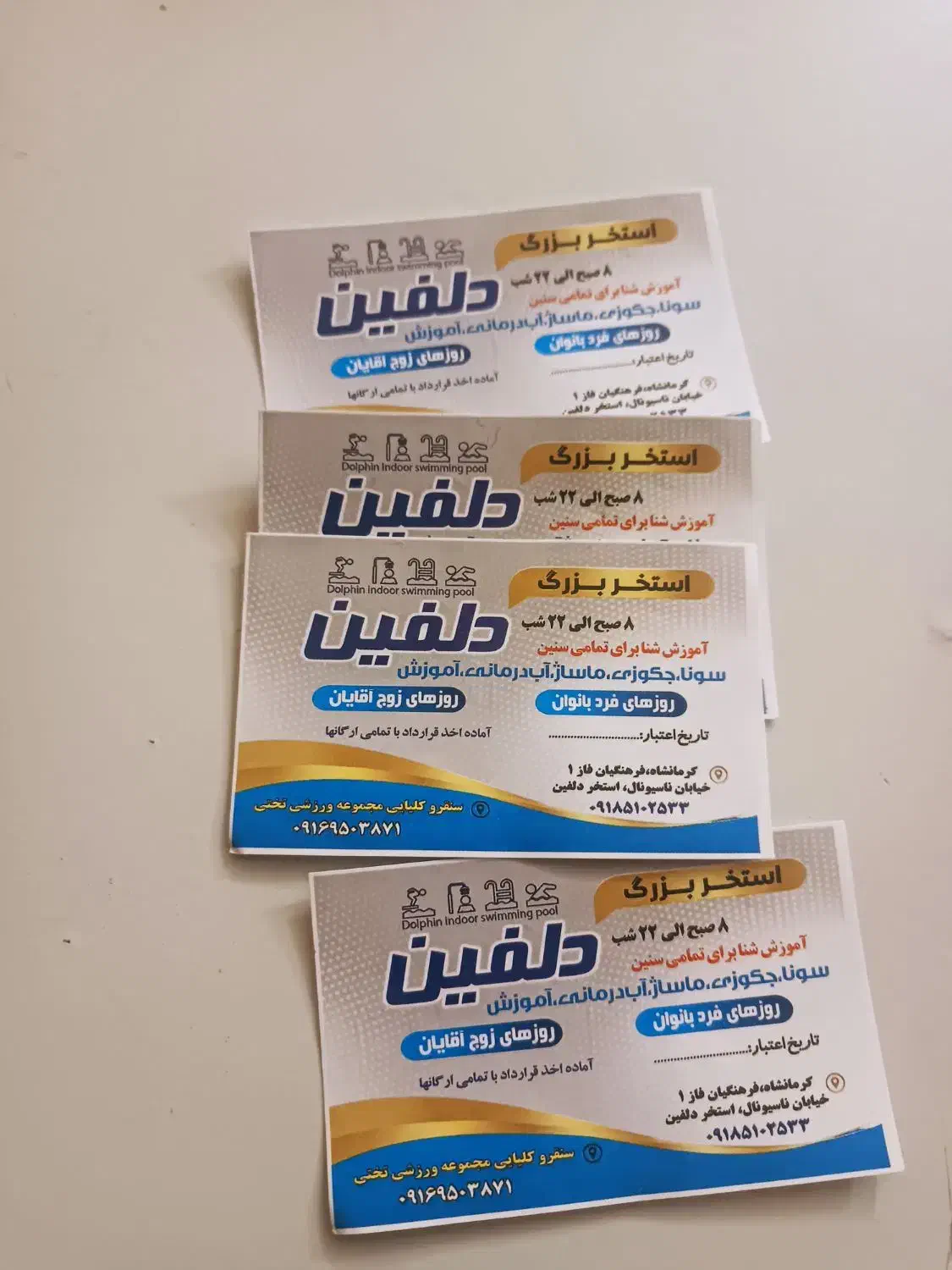 بلیط استخردلفین|بلیت ورزشی|کرمانشاه, |دیوار