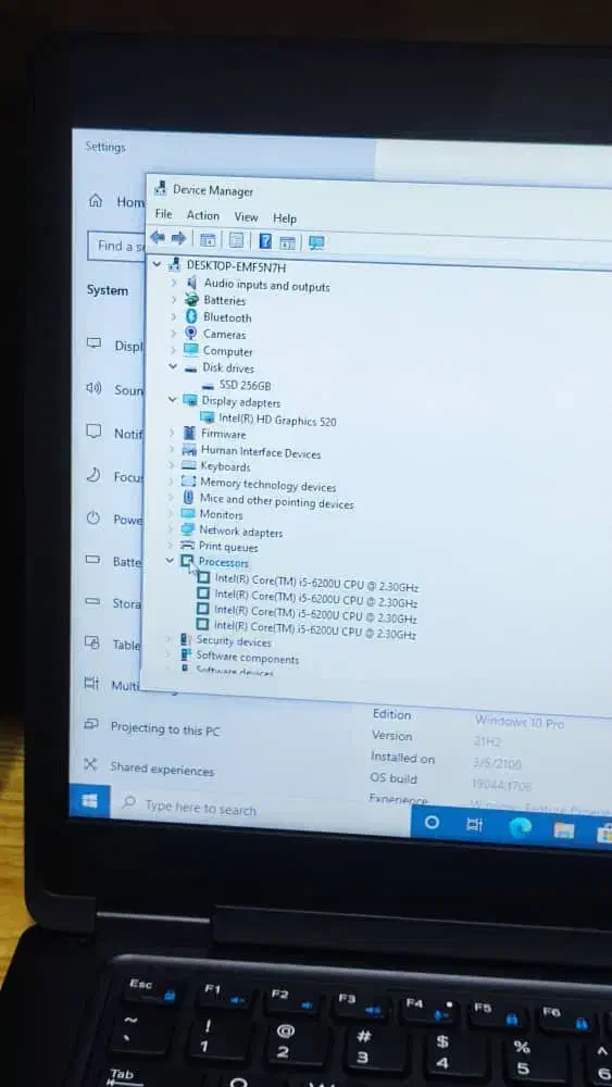 لپ تاپ  مهندسی Dell i5-6200U رم8 و ssd128|رایانه همراه|تهران, نازی‌آباد|دیوار