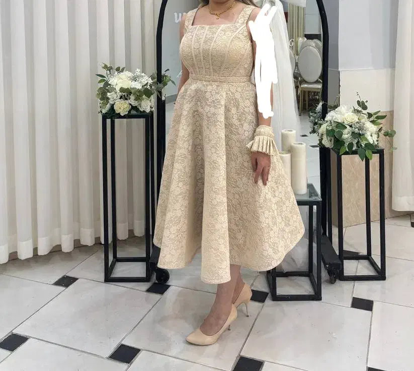 لباس مجلسی عروسکی با پارچه دانتل فرانسه|لباس|پاکدشت, پاکدشت (مامازند)|دیوار