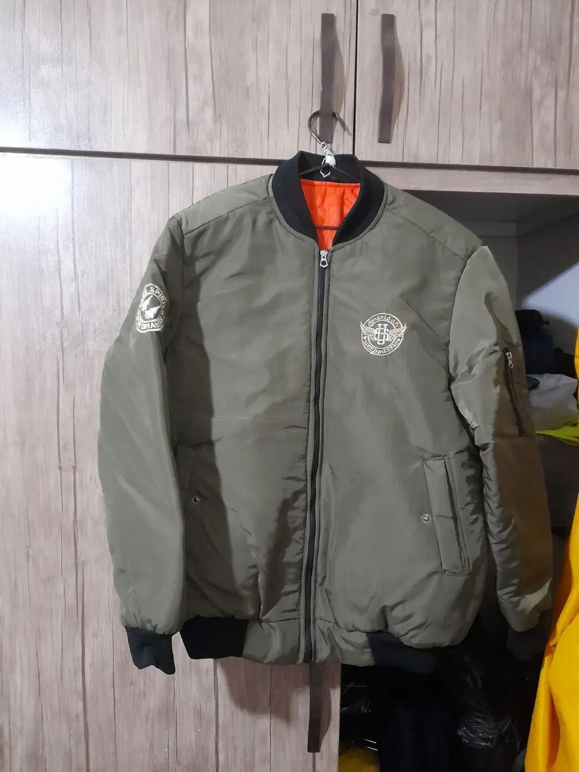 کاپشن خلبانی سبزرنگسایزLلارج|لباس|شاهین‌شهر, عطار|دیوار