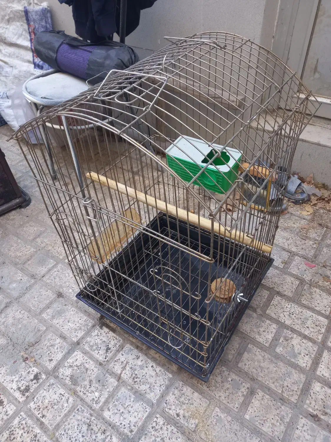 قفس آهنی با لوازم|لوازم جانبی حیوانات|مشهد, نیروی هوایی|دیوار