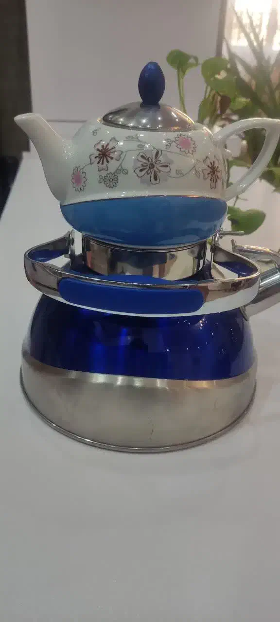 کتری قوری استیل|قوری، کتری، قهوه‌ساز دستی|کرج, کمال‌شهر|دیوار