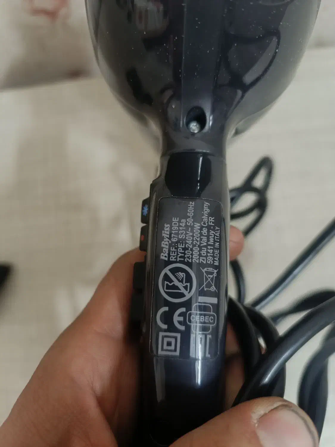 سشوار حرفه ای بابلیس سالنی|آرایشی، بهداشتی، درمانی|زنجان, |دیوار