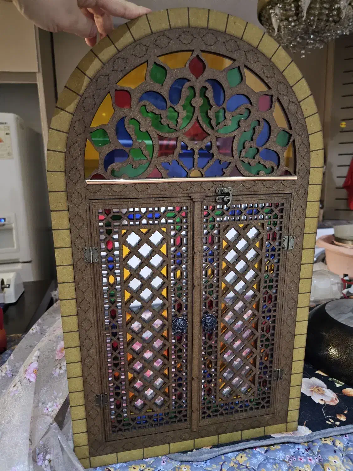 فروش جاکفشی وآینه چوبی|جاکفشی، کمد، دراور|شیراز, شهرک بزین|دیوار