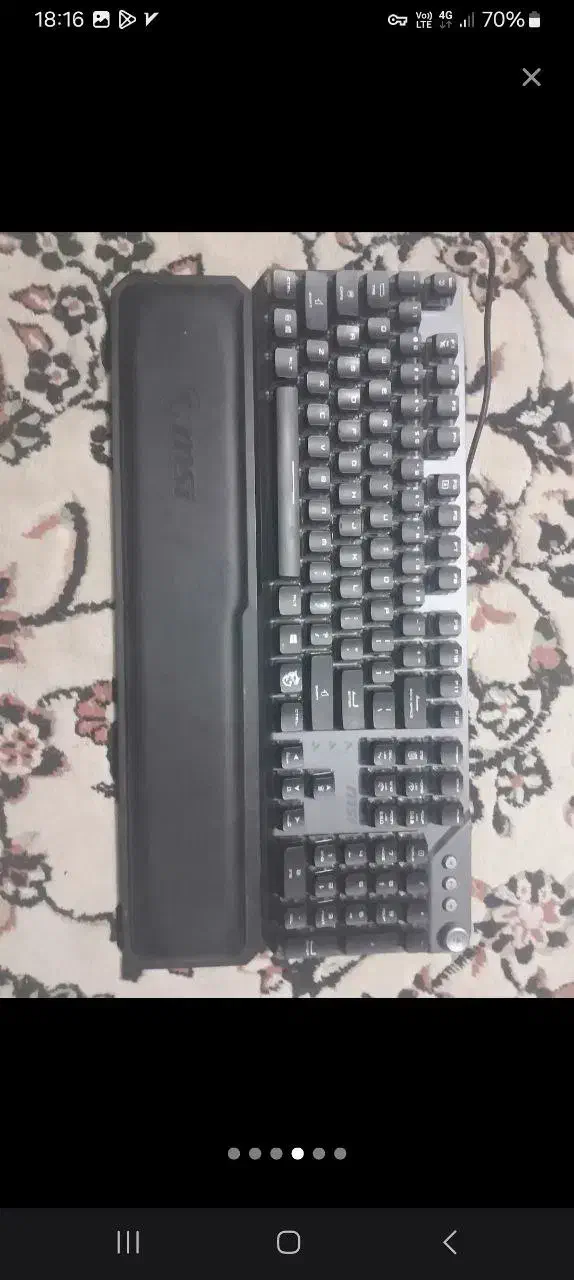 کیبورد gk71 sonic msi keyboard|قطعات و لوازم جانبی رایانه|شیراز, بریجستون|دیوار