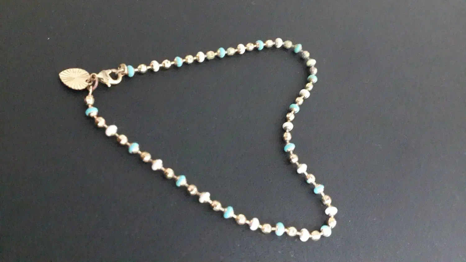 پابنده شیک.سنگ فیروزه.ابکاری شده|جواهرات|پاکدشت, پاکدشت (مامازند)|دیوار