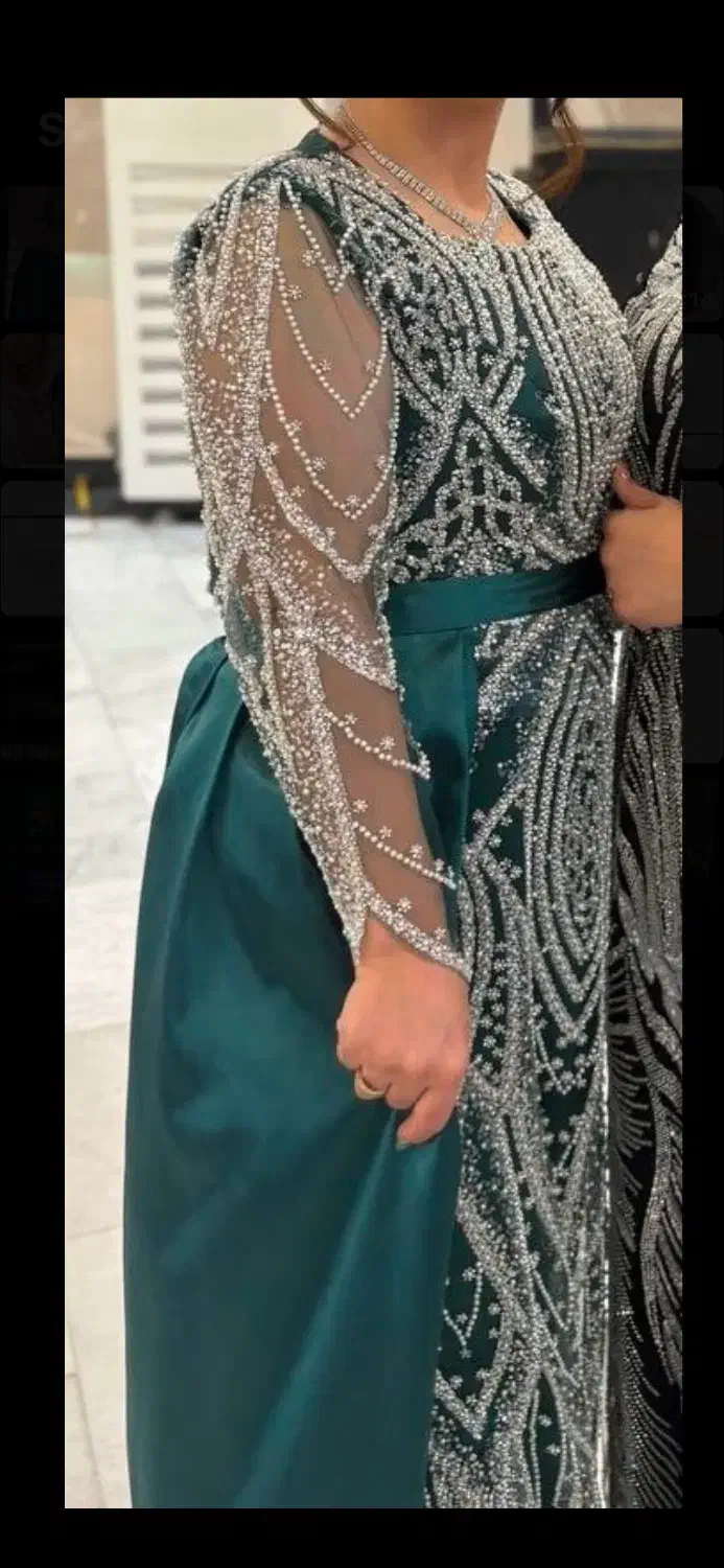 لباس مجلسی تمام سنگ و نگین|لباس|لاهیجان, کوی خزر|دیوار