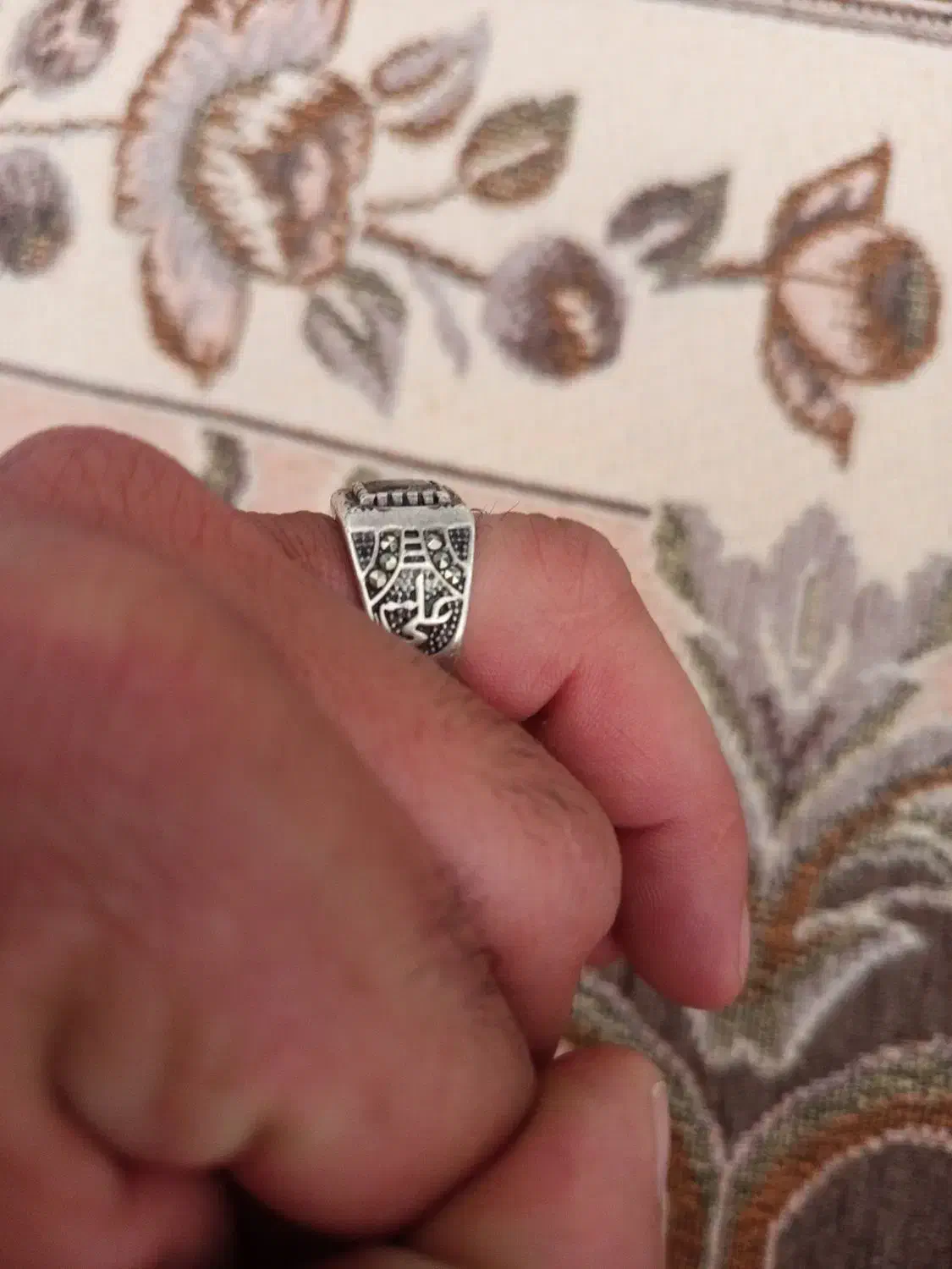 انگشتر نقره قدیمی|جواهرات|شیراز, مسلم|دیوار