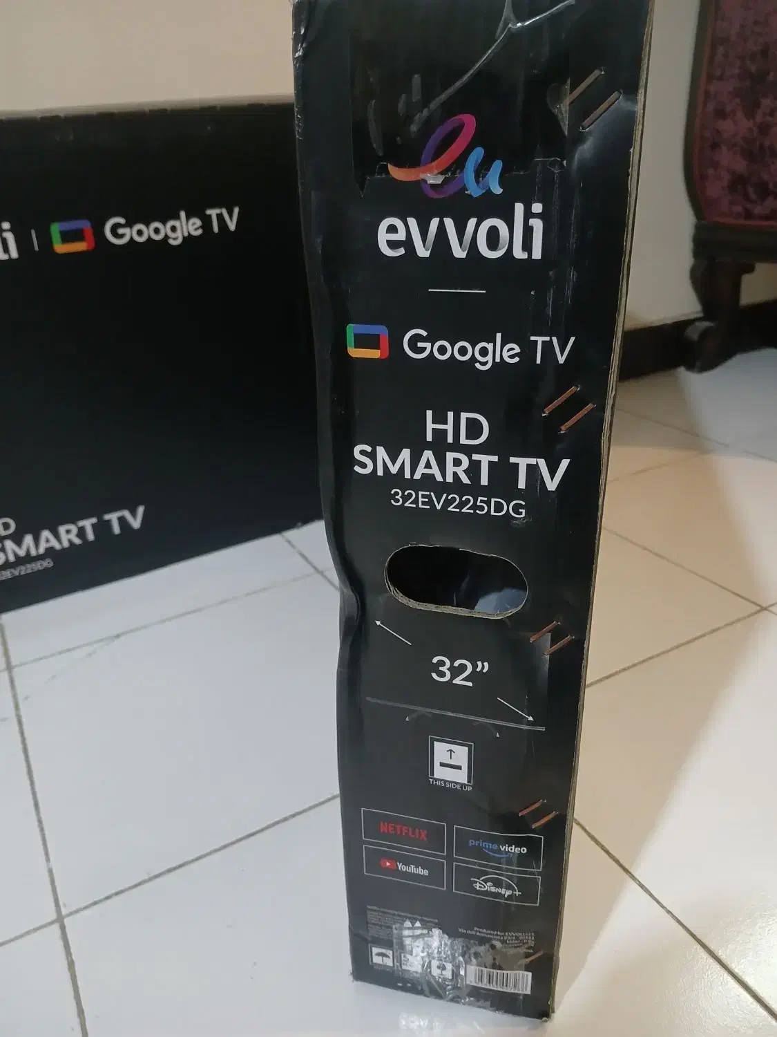 تلویزیون ۳۲ اینچ اسمارت ایوولی آکبند|تلویزیون و پروژکتور|اصفهان, خانه اصفهان|دیوار