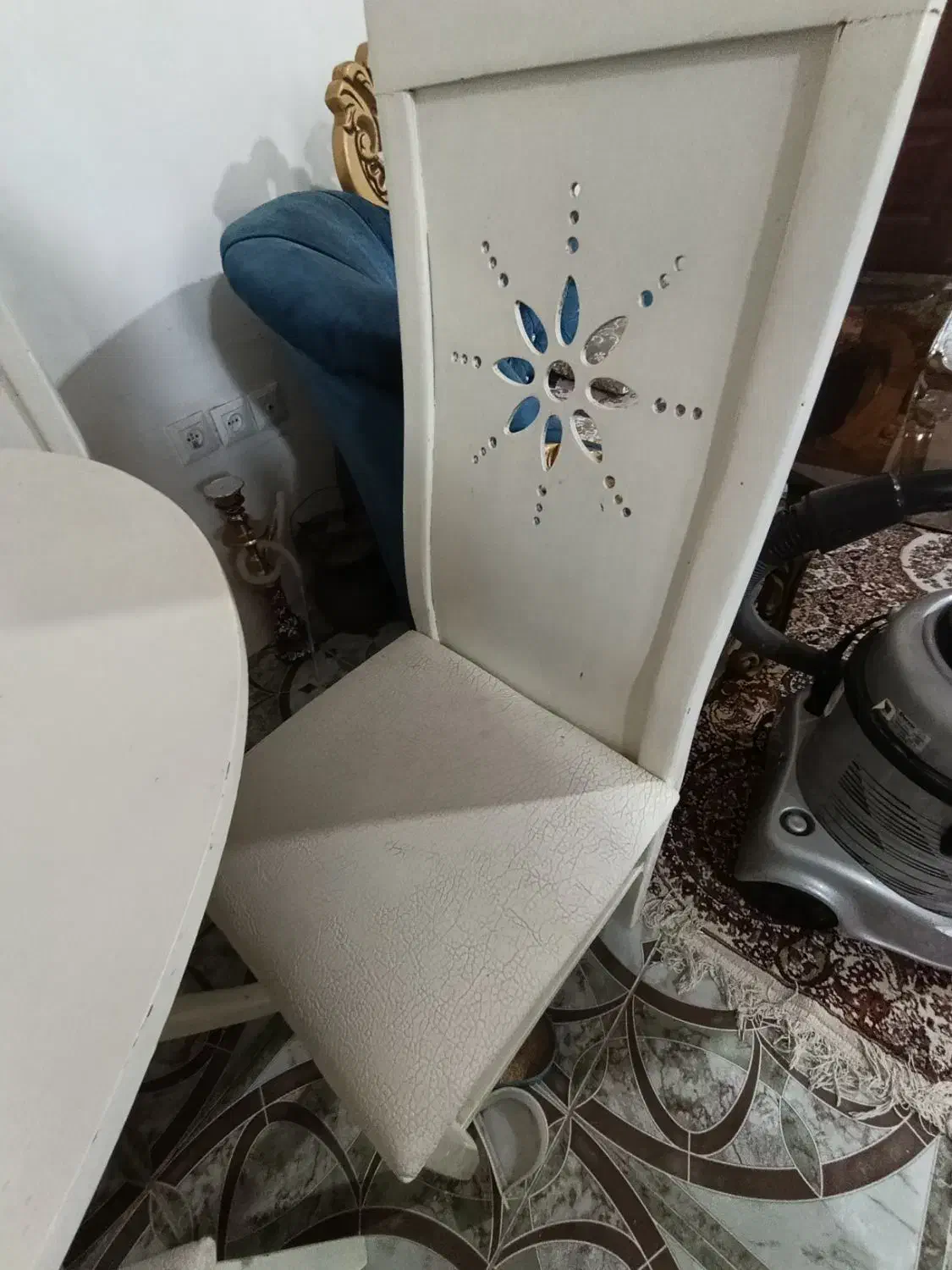 میز نهارخوری گرد|میز و صندلی غذاخوری|پیشوا, |دیوار